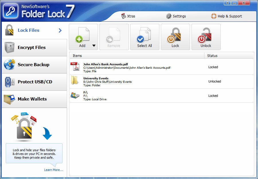 Download Folder Lock 778 - softpediacom