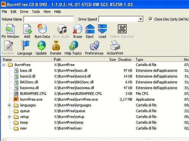 Burn4Free CD and DVD 4.6