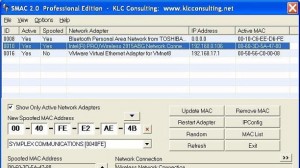 SMAC MAC Address Changer 2.0.5