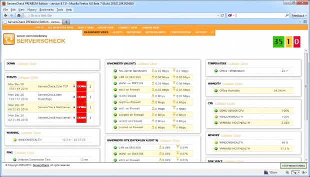 ServersCheck Monitoring Software