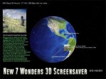 New 7 Wonders 3D Screensaver