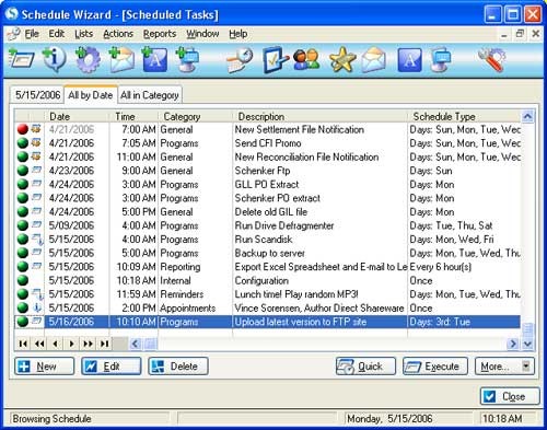 Schedule Wizard Standard Edition