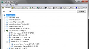 NetInfo Ekran Goruntusu - Local Info