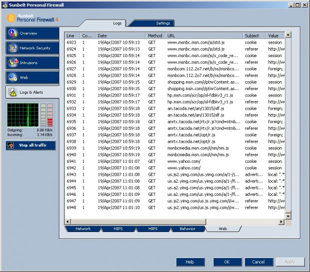 Sunbelt Kerio Personal Firewall