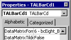 Bar Code ActiveX from TAL