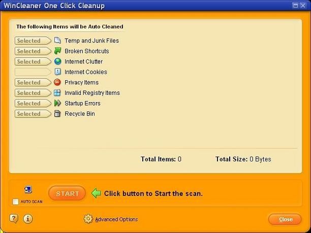 WinCleaner OneClick CleanUp 10.45