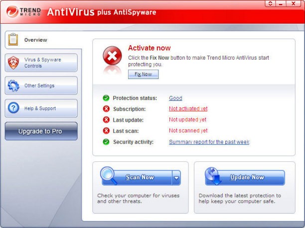 Trend Micro AntiVirus plus AntiSpyware 16