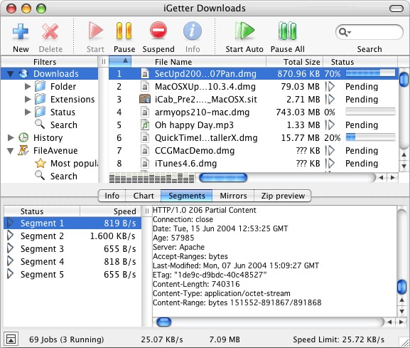 iGetter Download Manager