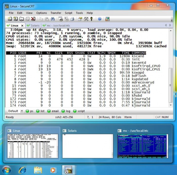 vandyke software securecrt 7.1