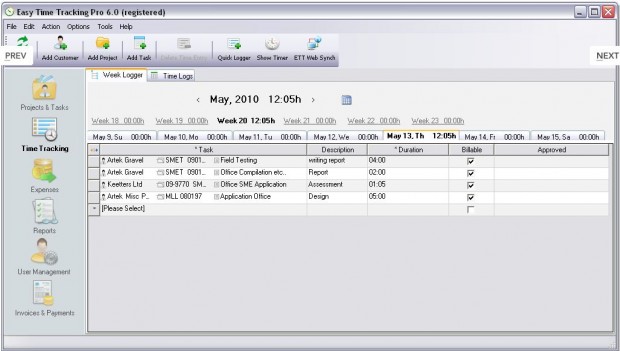 Easy Time Tracking PRO