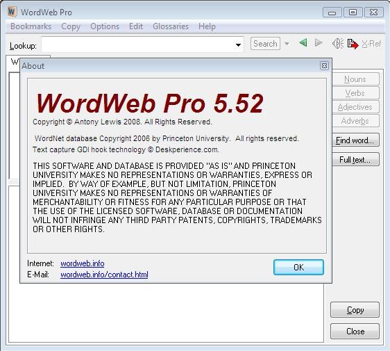 WordWeb Pro 10.35 free instals