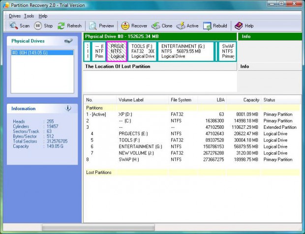 Meetsoft Partition Recovery 2.0