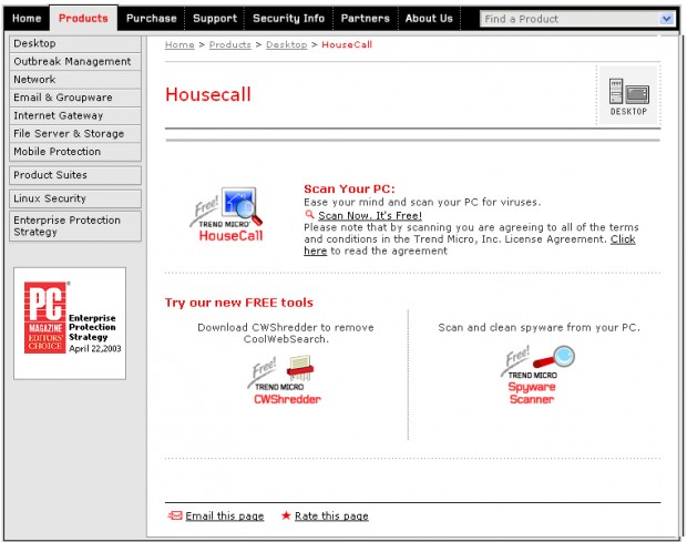 Trend Micro HouseCall