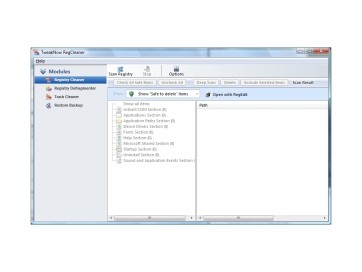 TweakNow RegCleaner Standard