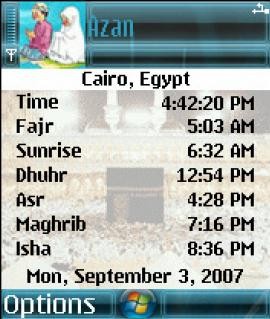 Azan Times for Worldwide Prayers for Mobile Phones