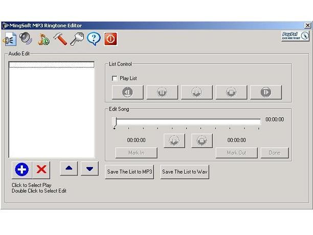 Mingsoft MP3 Ringtone Editor