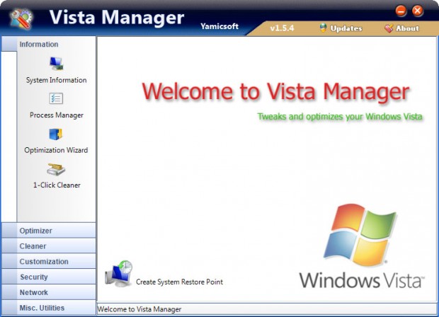 Vista Manager