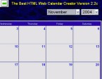 The Best HTML Web Calendar Creator