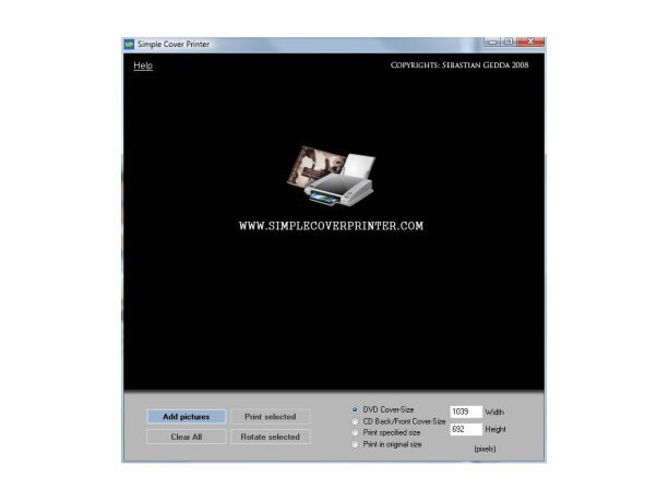 Simple Cover Printer
