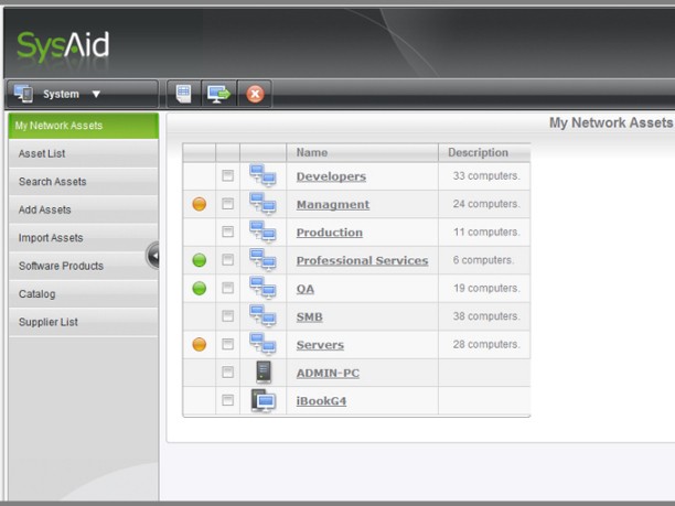 SysAid Help Desk and Asset Management