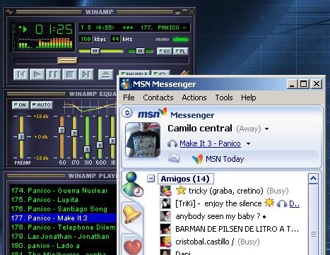 Msn Winamp Plugin