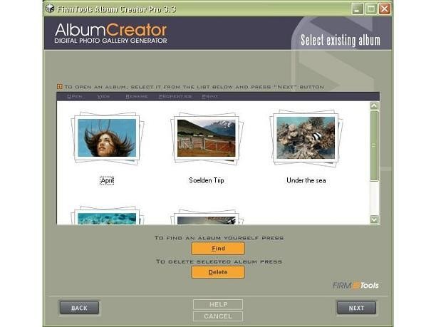 FirmTools Album Creator Basic