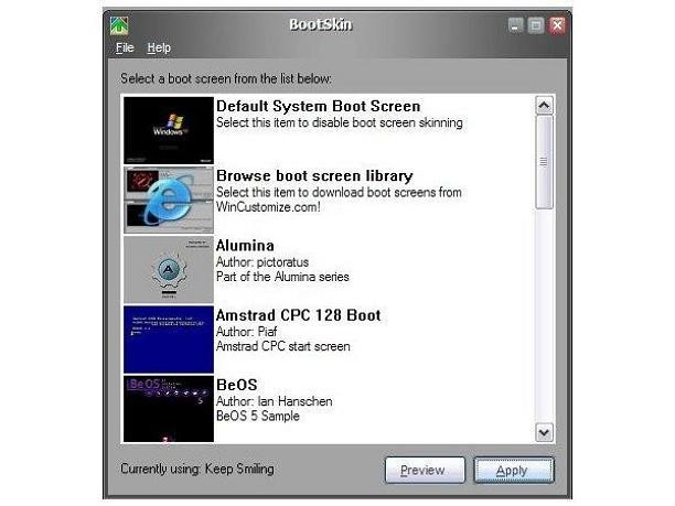 BootSkin [Windows Vista]