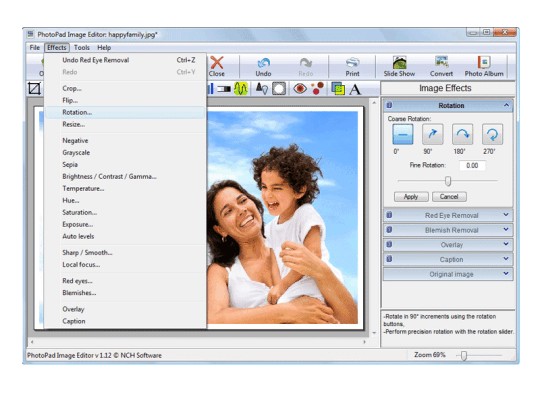 PhotoPad Image Editor PhotoPad Image Editor