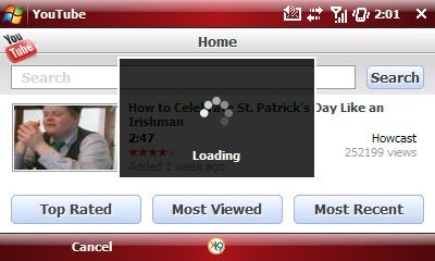 YouTube for Windows Mobile
