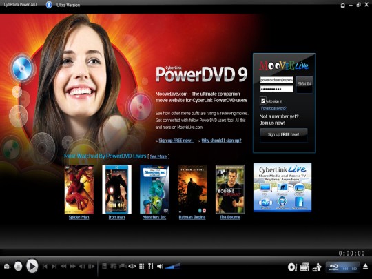 power dvd windows 10