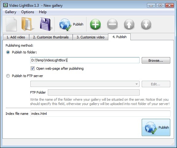 Video LightBox (Windows)