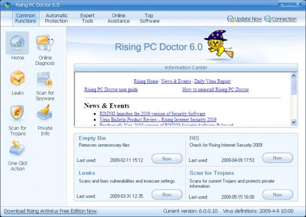 Rising PC Doctor Ekran Görüntüsü