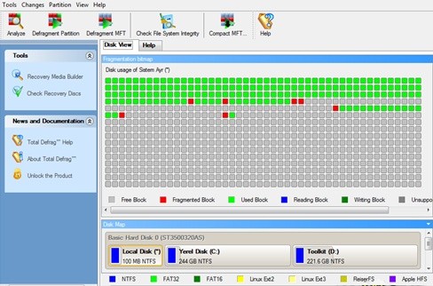 Paragon Total Defrag