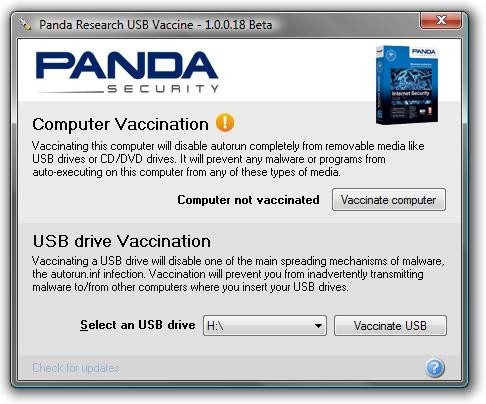 Panda USB Vaccine