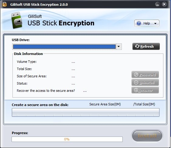 GiliSoft USB Stick Encryption