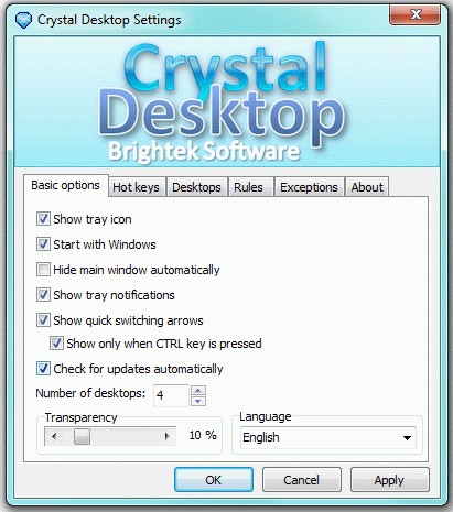 Crystal Desktop