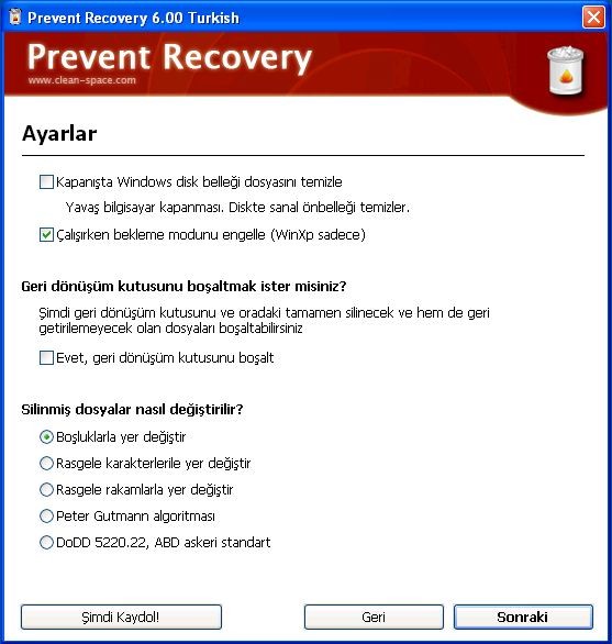 Prevent Recovery