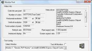 PassMark MonitorTest