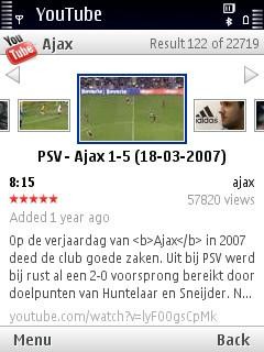 YouTube for Mobile (Symbian)