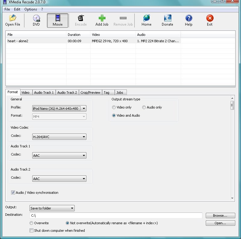 for windows instal XMedia Recode 3.5.8.7