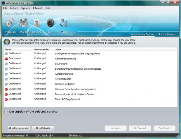 Ashampoo Core Tuner