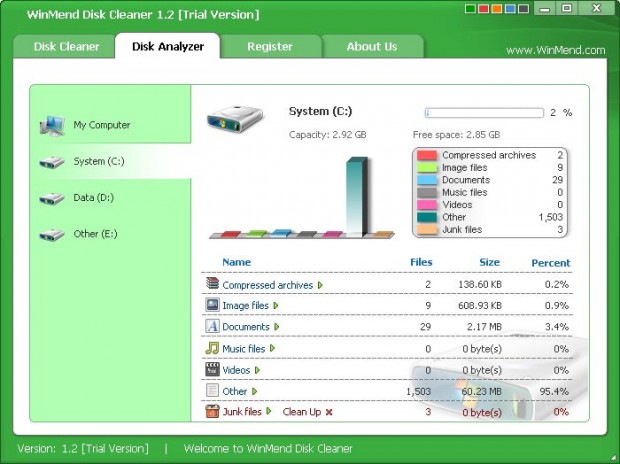 WinMend Disk Cleaner