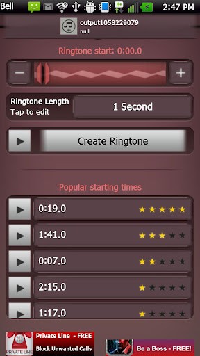 Ultimate Ringtone Maker Ekran Görüntüsü
