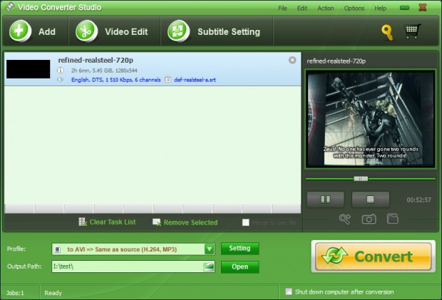 Video Converter Studio Ekran Görüntüsü