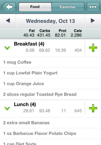 Calorie Counter by FatSecret Ekran Görüntüsü Calorie Counter by FatSecret Ekran Görüntüsü
