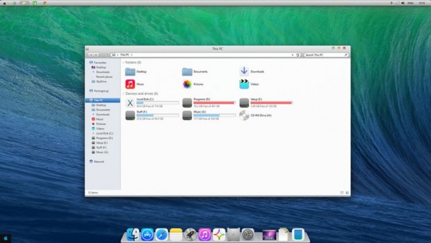 OS X Mavericks Transformation Pack