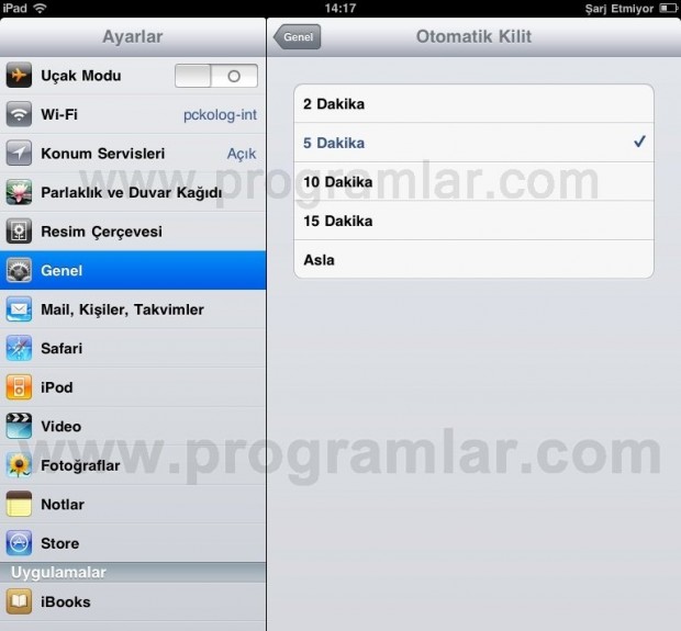 iPad %u0130pucular%u0131: Pil Ömrünü Uzatma